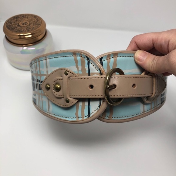 Anthropologie Accessories - Anthropologie Lucky penny genuine leather belt